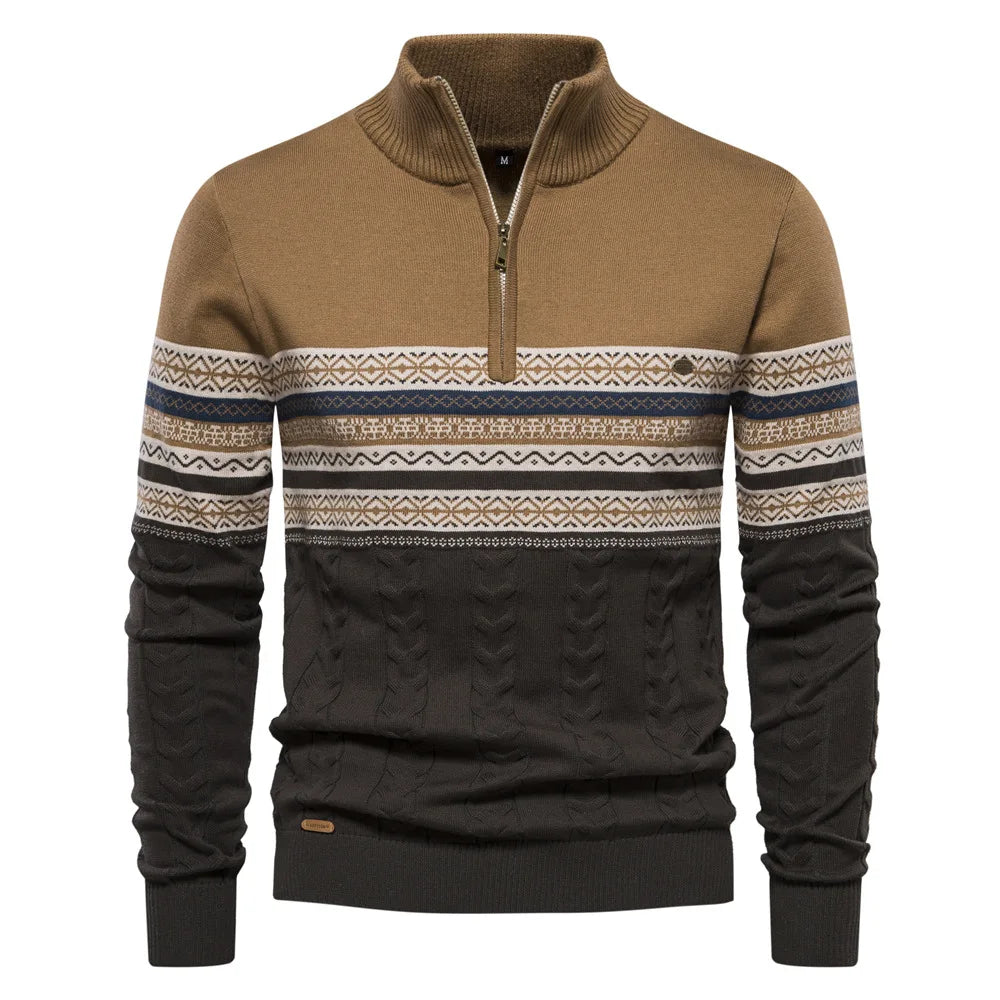 ALEJANDRO | WARMER WINTERPULLOVER MIT REISSVERSCHLUSS
