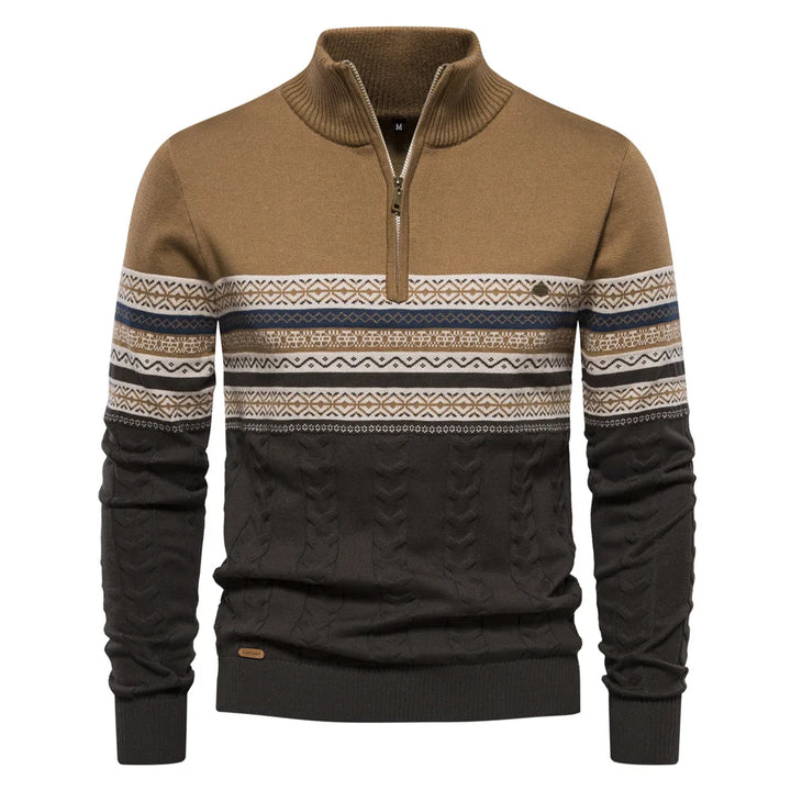 ALEJANDRO | WARMER WINTERPULLOVER MIT REISSVERSCHLUSS