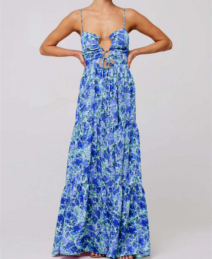 Queeni | Maxikleid mit Ausschnitt