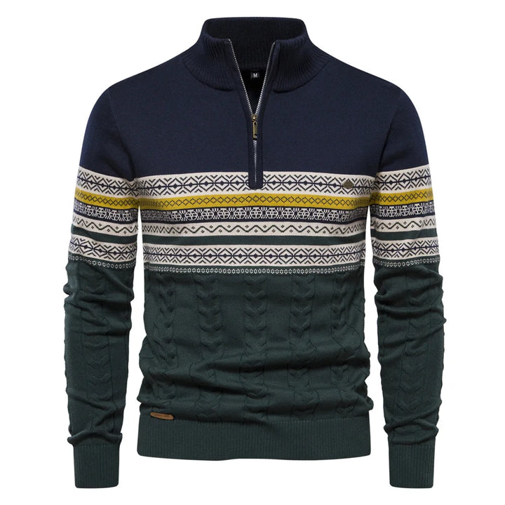 ALEJANDRO | WARMER WINTERPULLOVER MIT REISSVERSCHLUSS