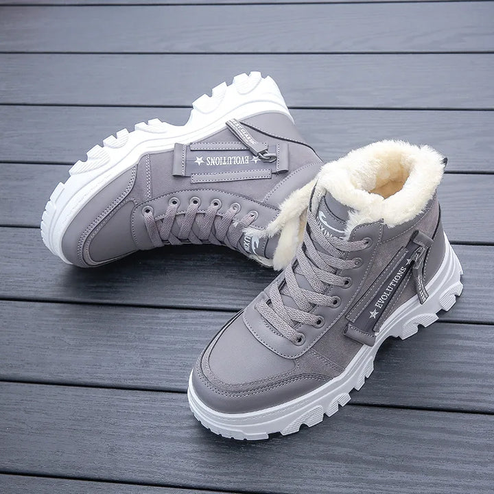 Ryzza Warme und bequeme Plüsch-Winterstiefel