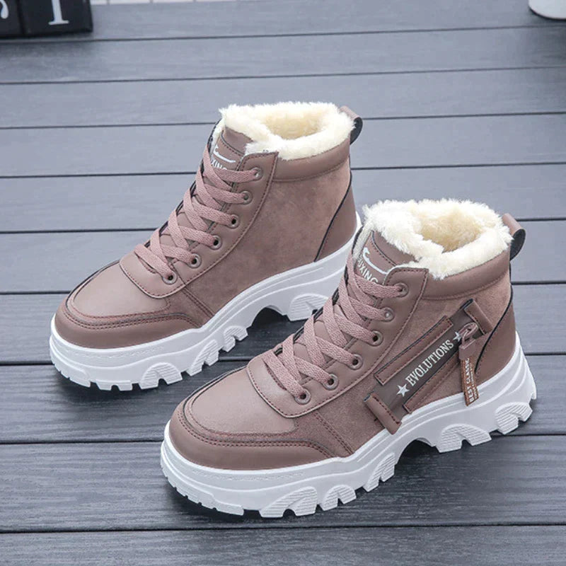 Ryzza Warme und bequeme Plüsch-Winterstiefel