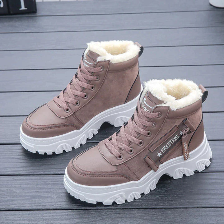 Ryzza Warme und bequeme Plüsch-Winterstiefel