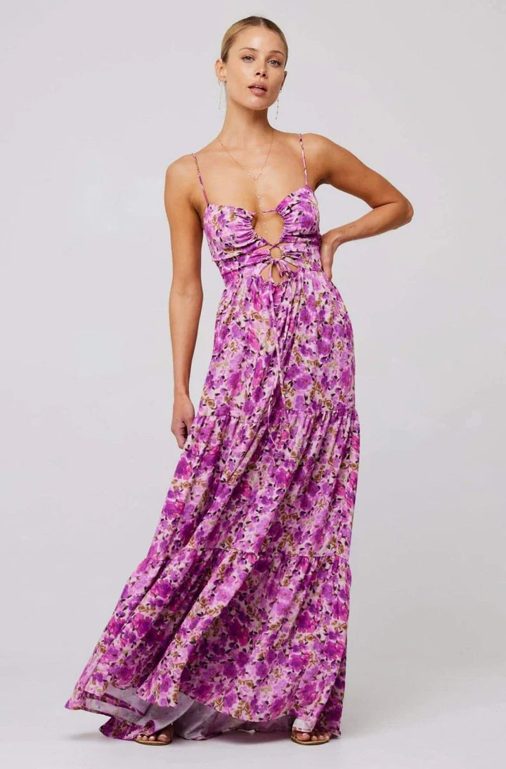 Queeni | Maxikleid mit Ausschnitt