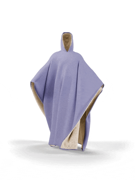 Sansan™ - Mantel Hoodie (beschwert)