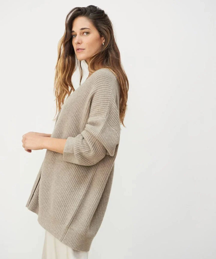Pamela | Strickjacke mit V-Ausschnitt