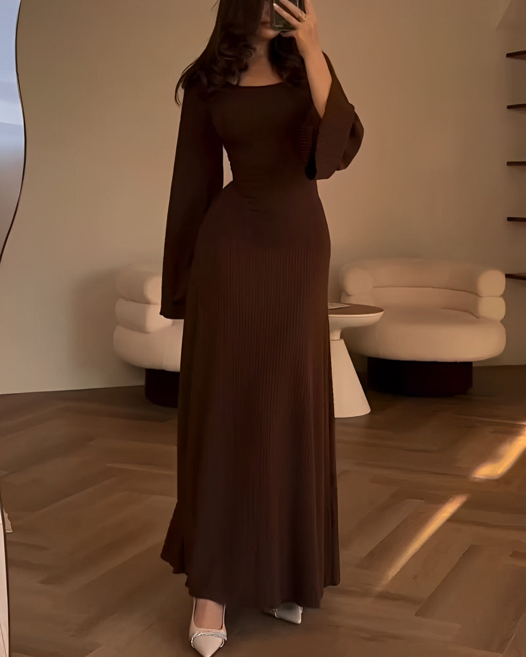 Baba Elegantes Maxikleid aus Strick