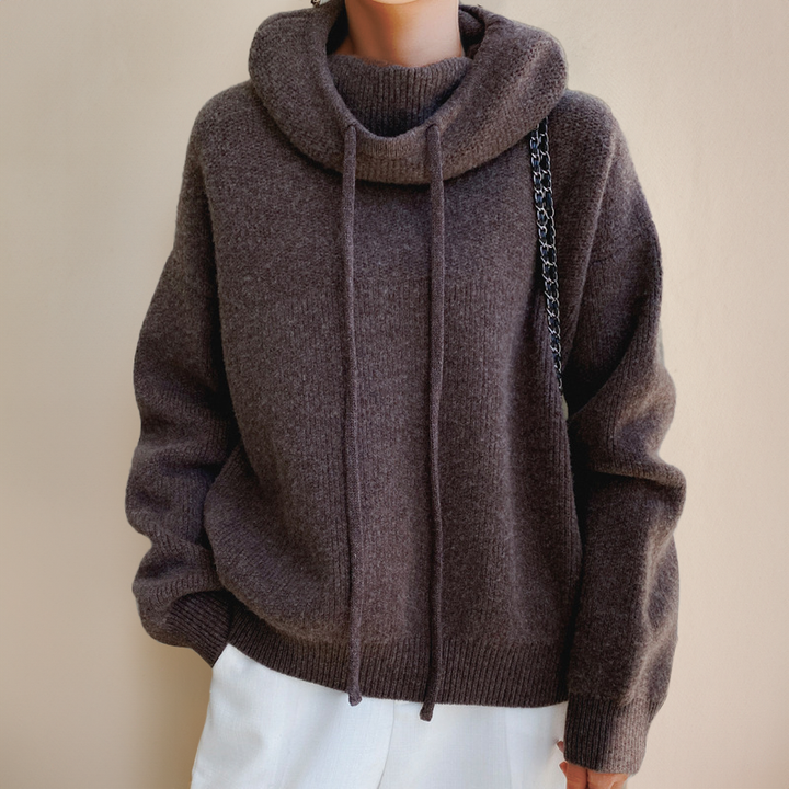 Zahari | Kapuzen-Strickpullover