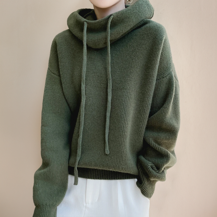 Zahari | Kapuzen-Strickpullover