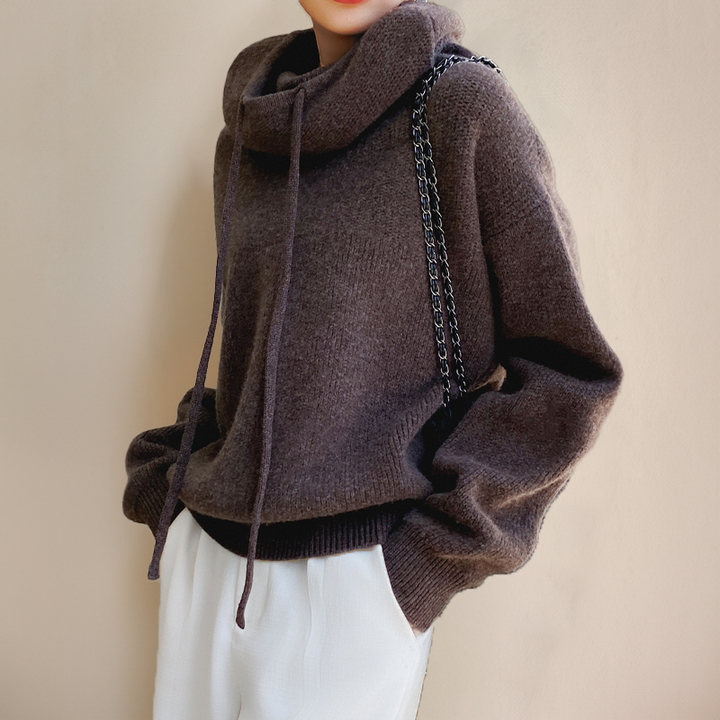 Zahari | Kapuzen-Strickpullover