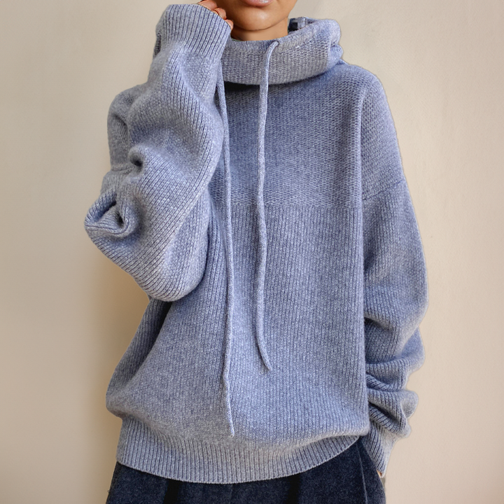 Zahari | Kapuzen-Strickpullover
