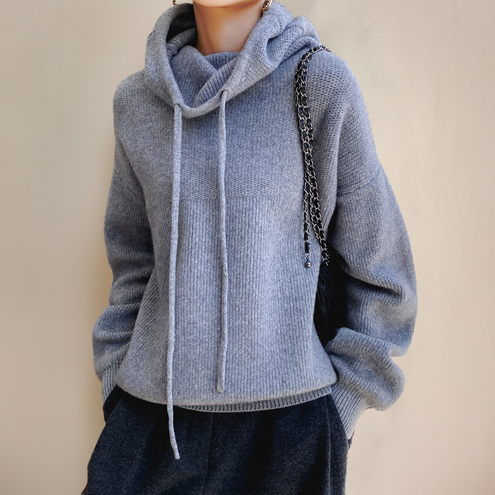 Zahari | Kapuzen-Strickpullover