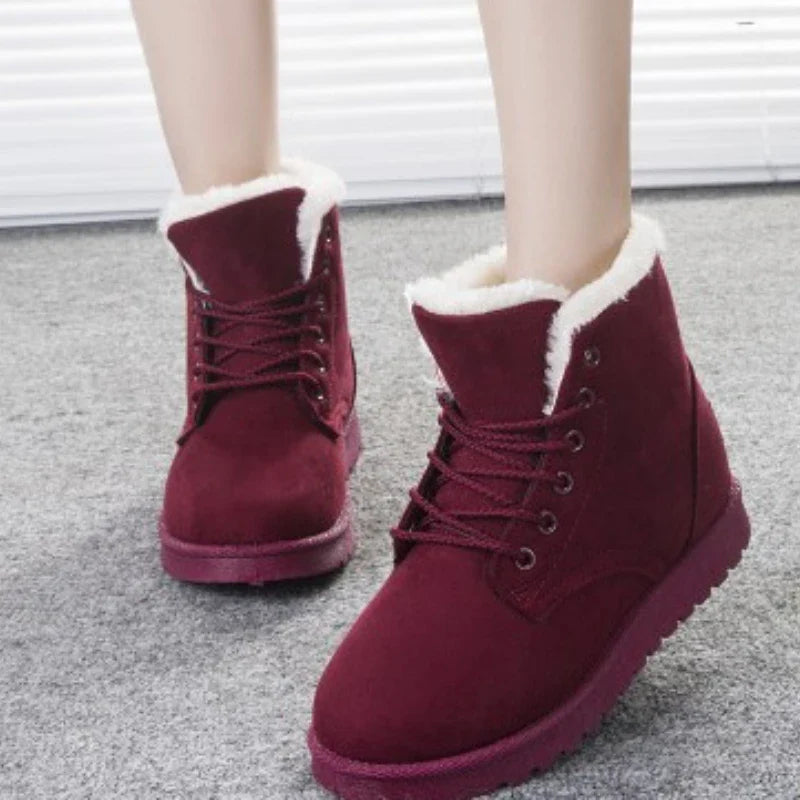 Callie | Warm gefütterte Plüschstiefel