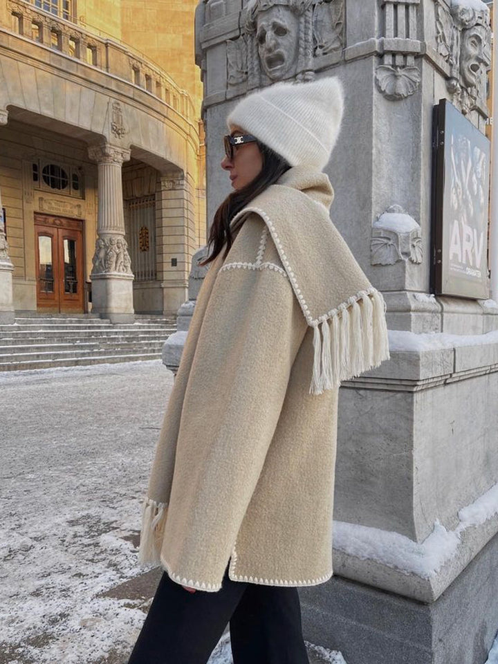 Aaliah | Einzigartige Jacke und Halstuch in einem!