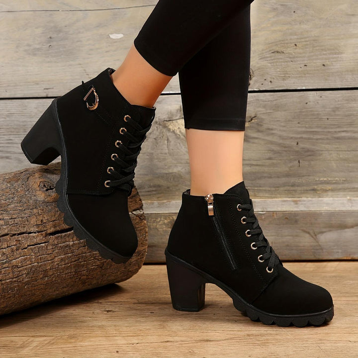 Jamilla | Stiefel mit Reißverschluss und Absatz