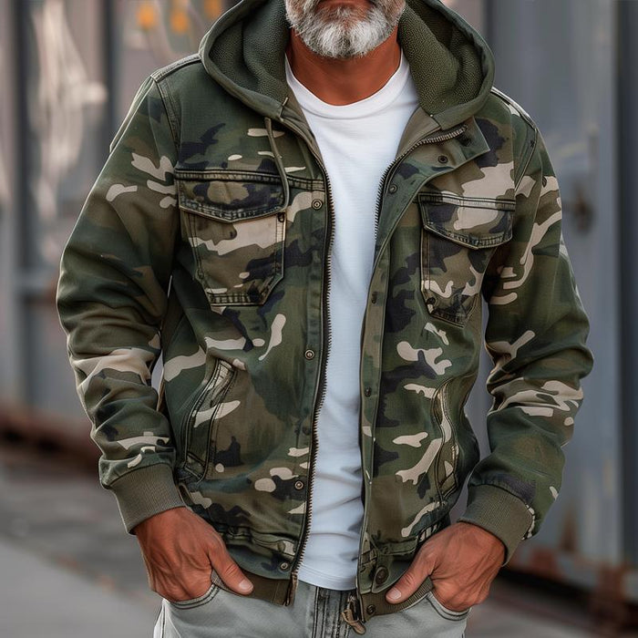 Mac - Jacke Mit Tarnmuster