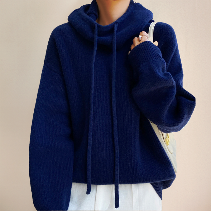 Zahari | Kapuzen-Strickpullover