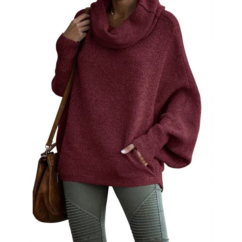 Haisley | Lässiger Batwing-Strickpullover