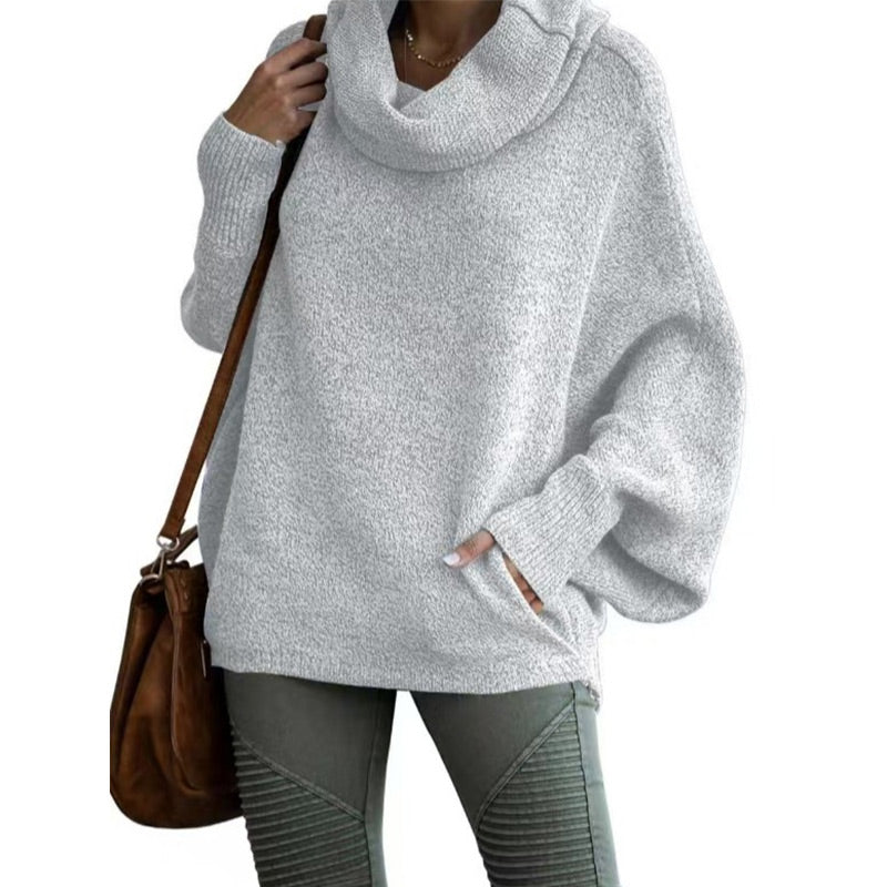 Haisley | Lässiger Batwing-Strickpullover