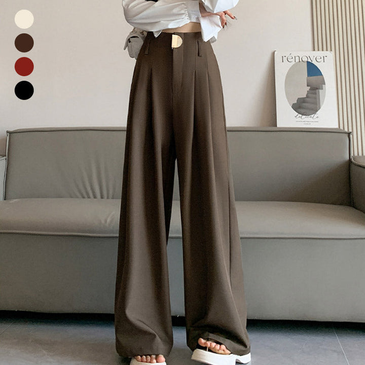 Amata ✨Anzughose mit hoher Taille und weitem Bein für Damen🌈