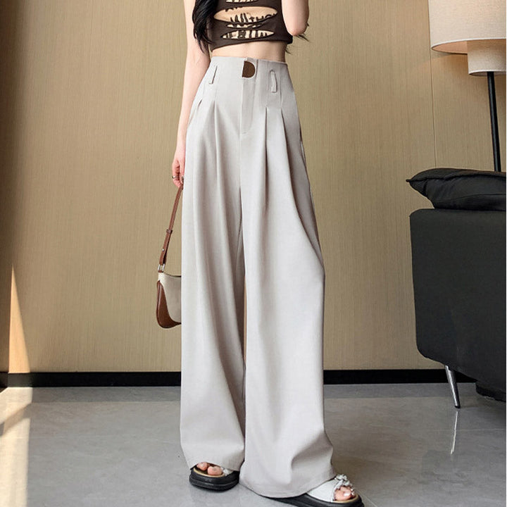Amata ✨Anzughose mit hoher Taille und weitem Bein für Damen🌈