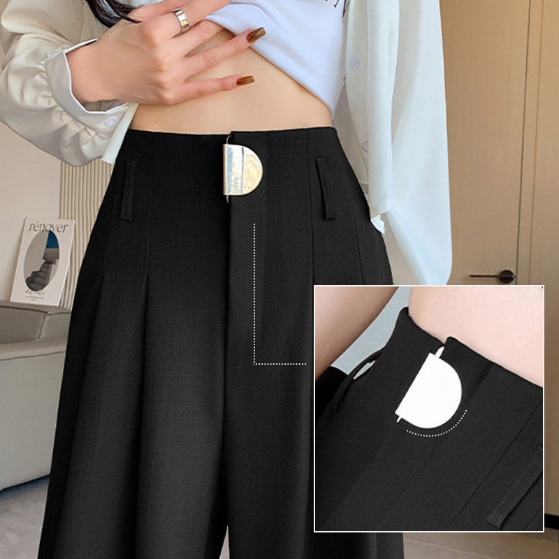 Amata ✨Anzughose mit hoher Taille und weitem Bein für Damen🌈