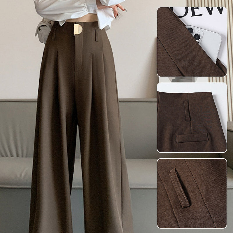 Amata ✨Anzughose mit hoher Taille und weitem Bein für Damen🌈
