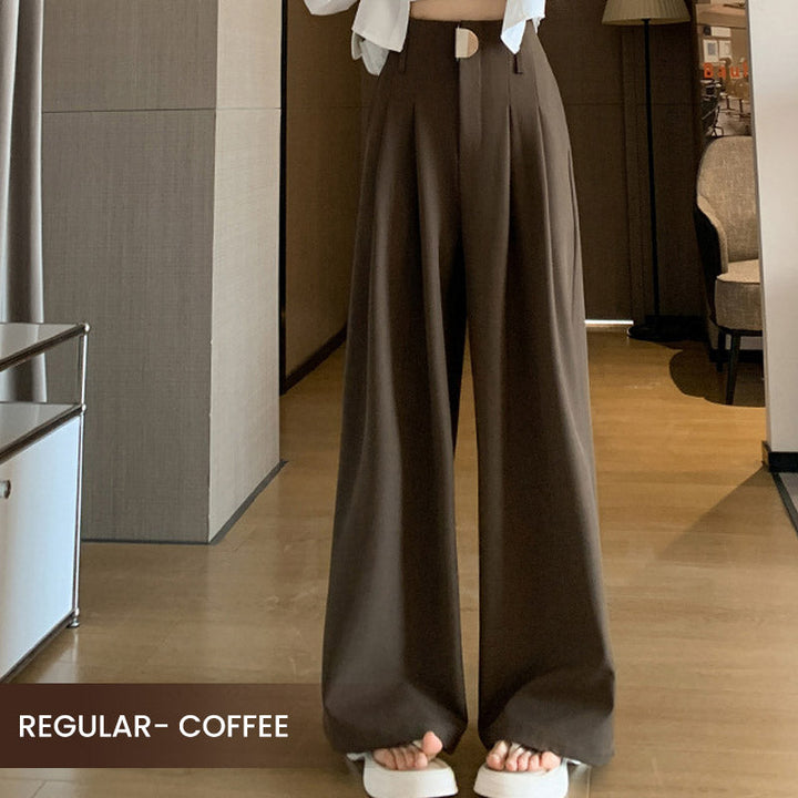 Amata ✨Anzughose mit hoher Taille und weitem Bein für Damen🌈