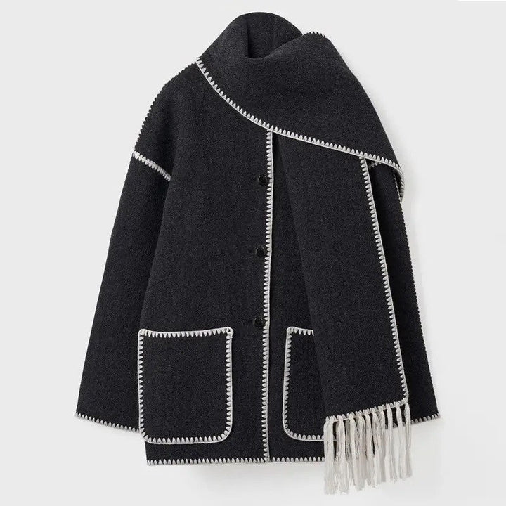 Aaliah | Einzigartige Jacke und Halstuch in einem!