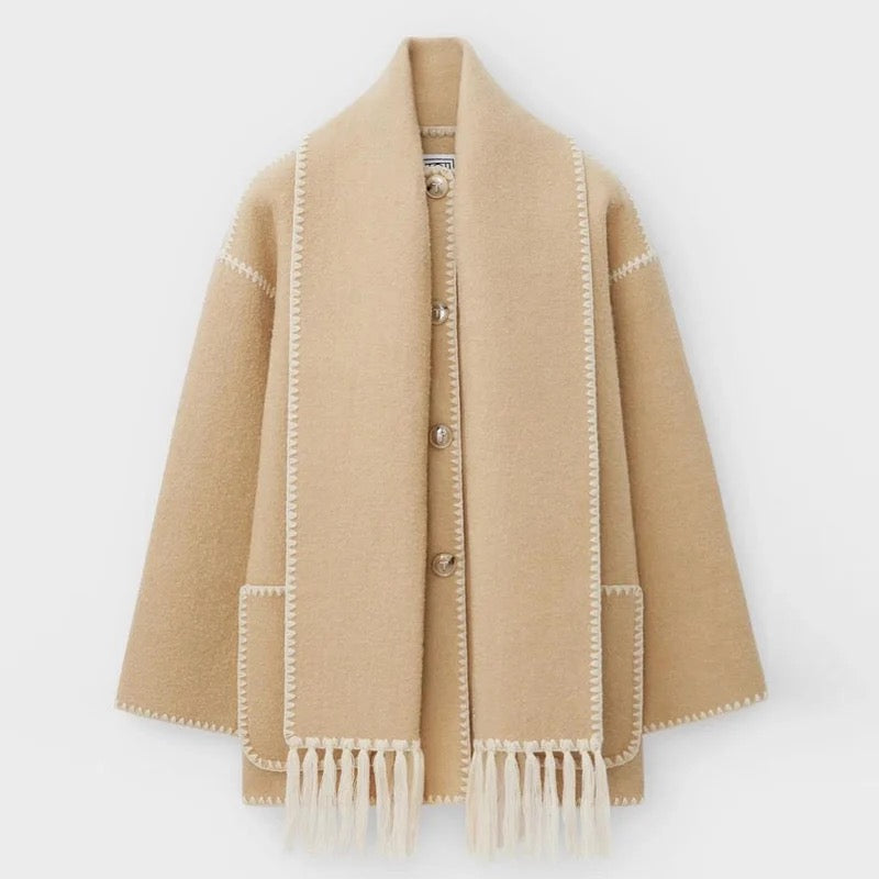 Aaliah | Einzigartige Jacke und Halstuch in einem!
