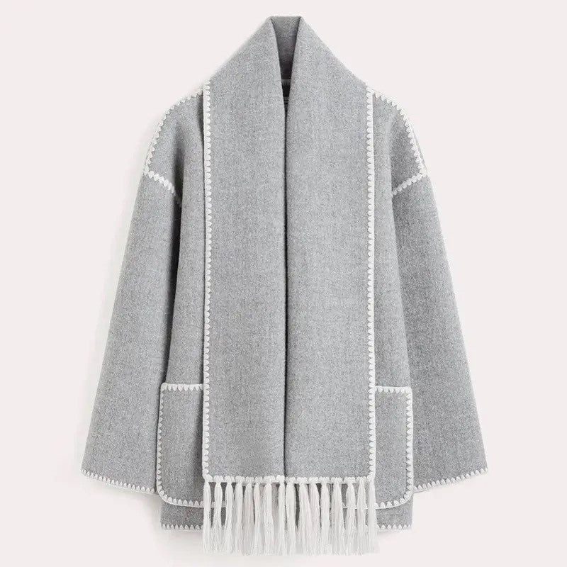 Aaliah | Einzigartige Jacke und Halstuch in einem!