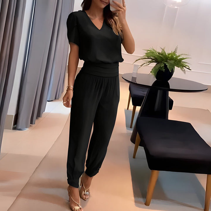 Alexandra – Trendiges Set mit Bluse und Hose